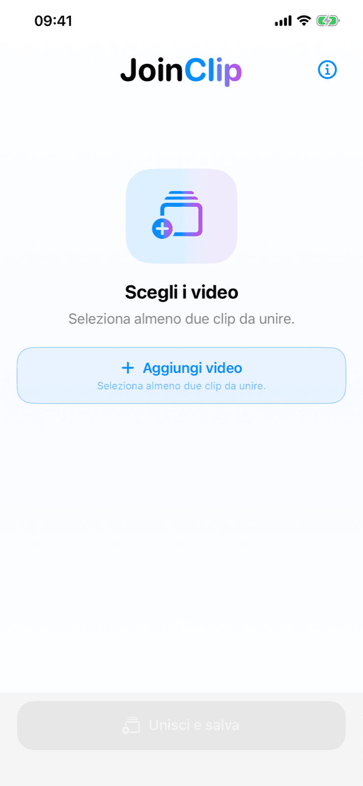 Scegli le clip